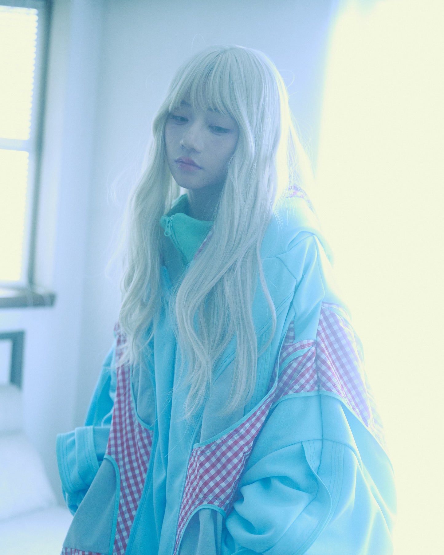 Valkyrie Big Hoodie-Light Blue-