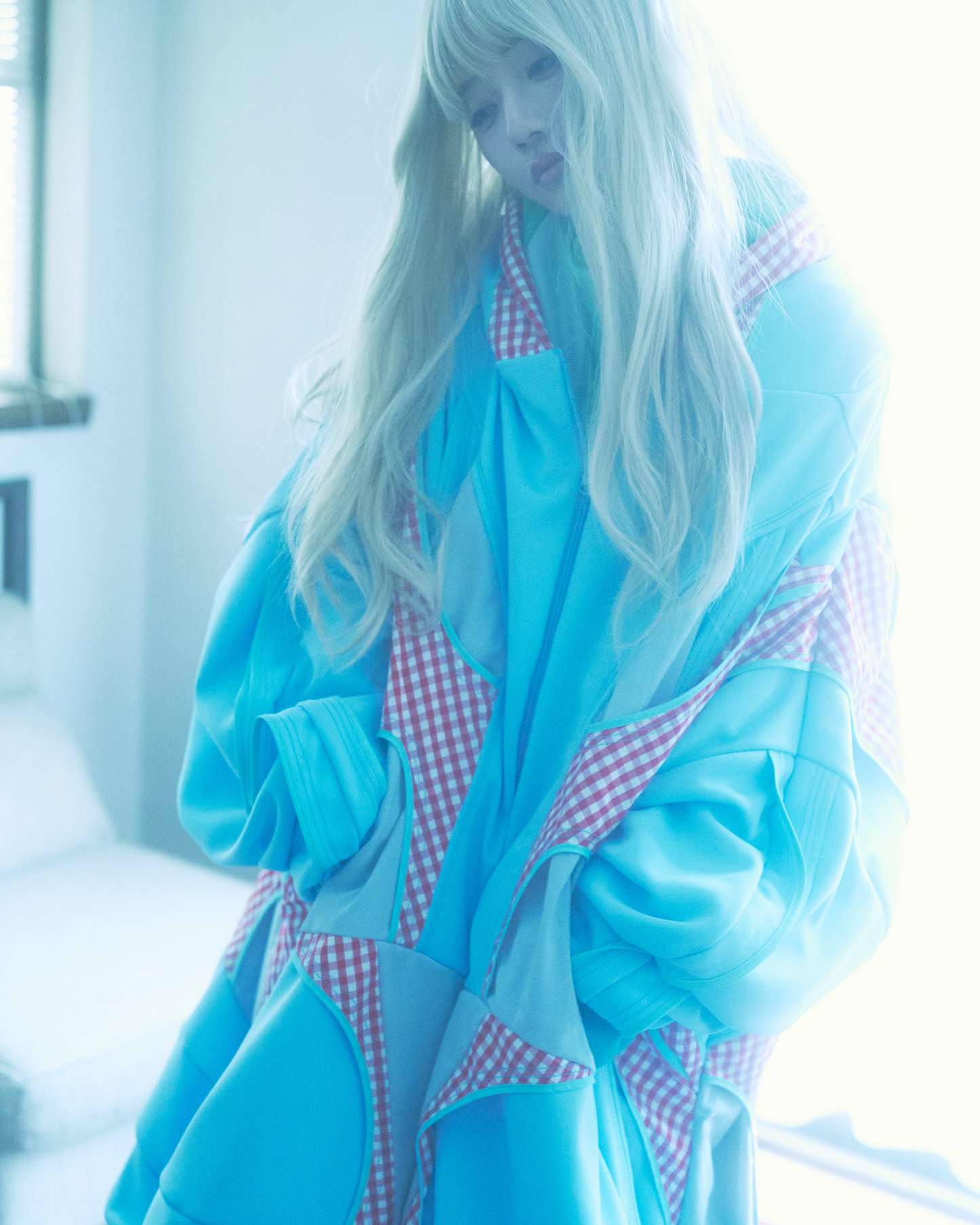 Valkyrie Big Hoodie-Light Blue-