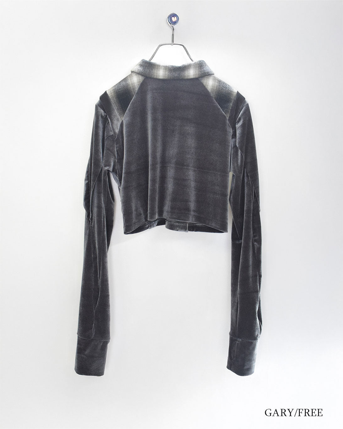 【前金30%】26AWPRE-SYMPHONIC COLLAR VELOUR TOP