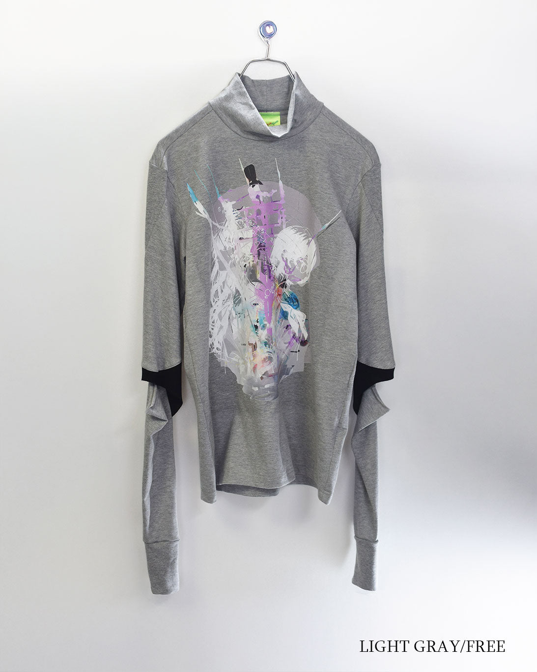 26AWPRE-GRAPHIC HIGH NECK TOP