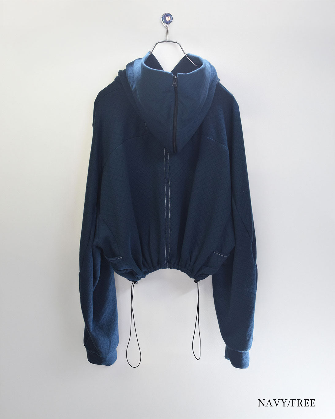 26AWPRE-GRAPHIC QUILTED CROSS HOODIE