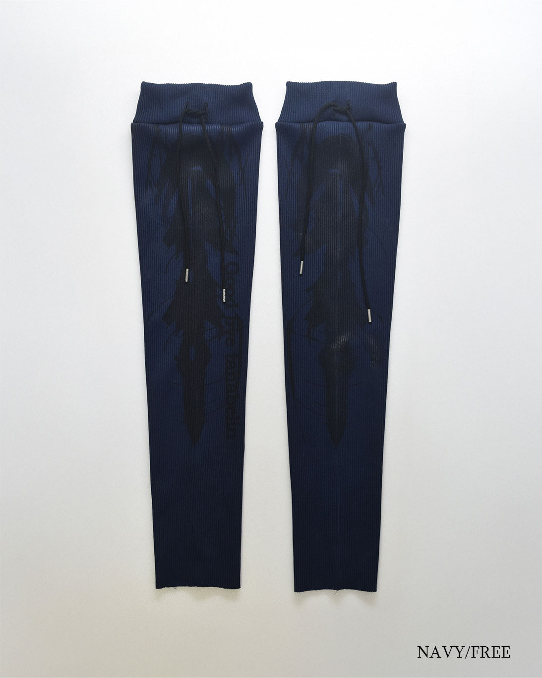 【前金30%】26AWPRE-GRAPHIC RIB LEG WARMERS