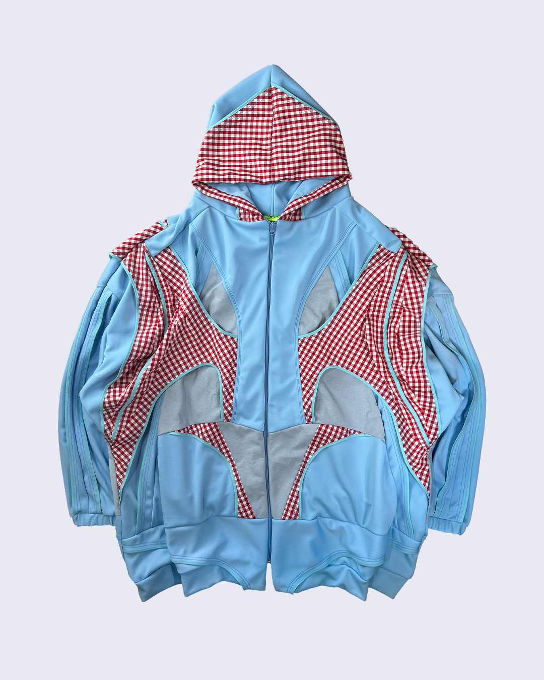 Valkyrie Big Hoodie-Light Blue-