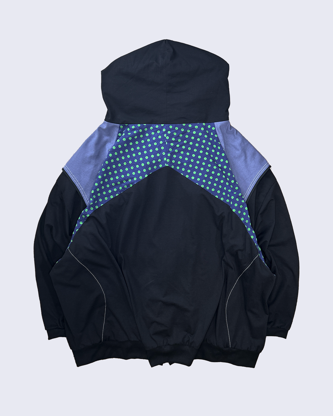 Magia Cape Big Hoodie-Black-