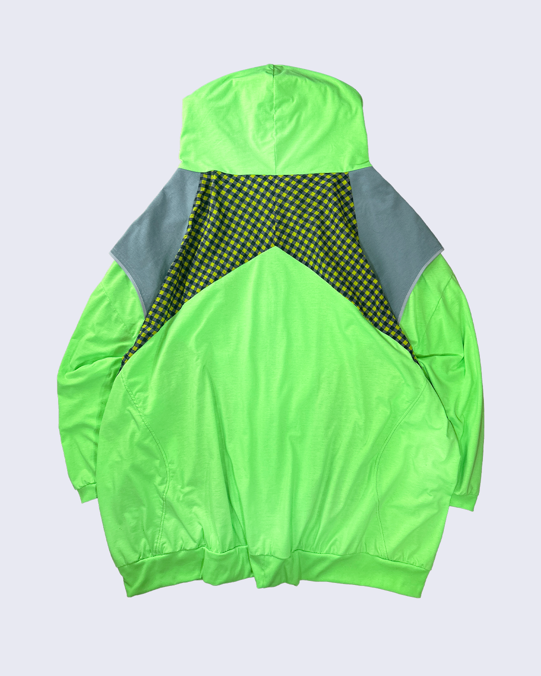 Magia Cape Big Hoodie-Neon Green-