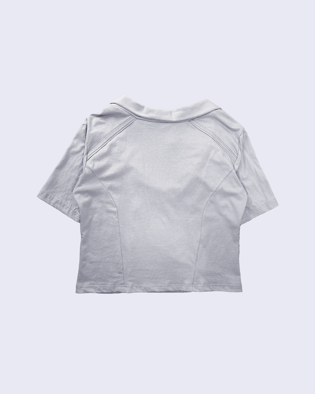 Over Cowl Neck Top-Gray-