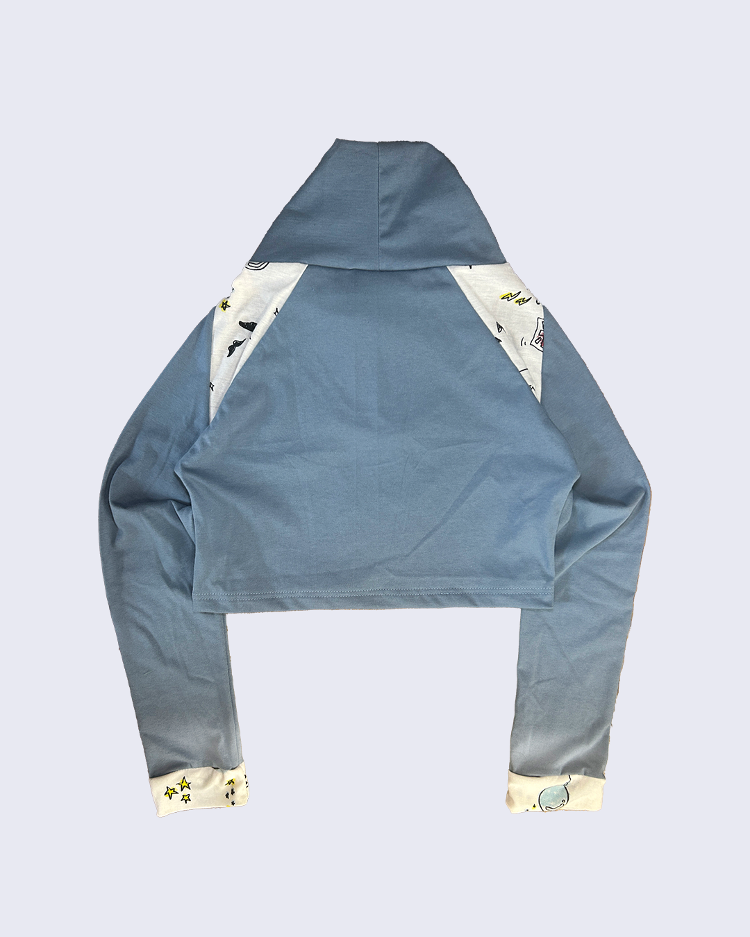 RBN02 Orbit Crop Top (long Sleeve)-Gray-