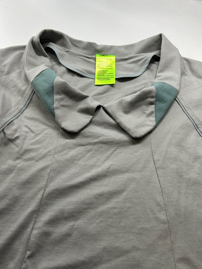 Over Cowl Neck Top-Gray-
