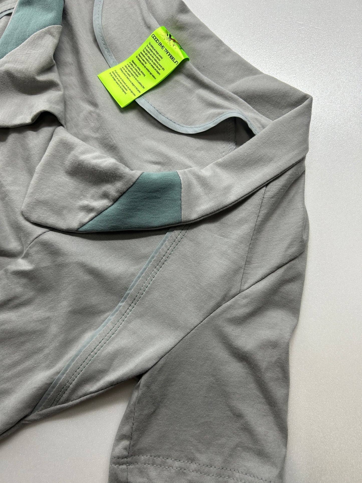 Over Cowl Neck Top-Gray-