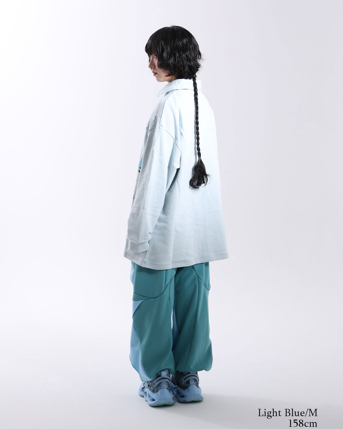 Half-Zip Print Sweat  Memory: Kissing Girls