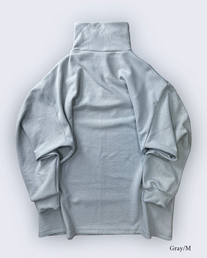 Half-Zip Print Sweat  Memory: Kissing Girls