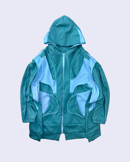 【Pre-Order】Valkyrie big hoodie Ink:Green