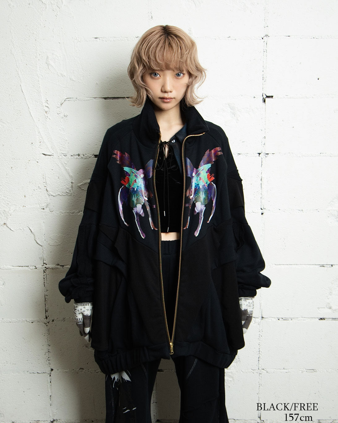 26AWPRE-ORBIT SURYA OVERSIZED ZIP SWEAT JACKET