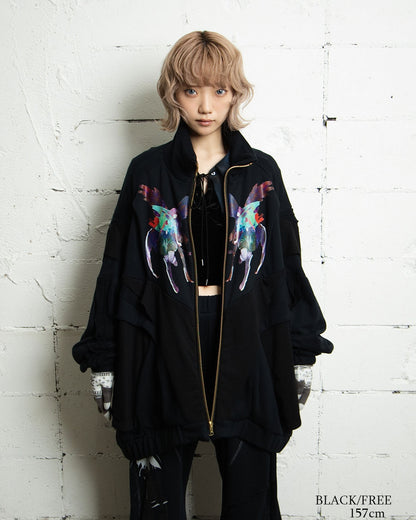 26AWPRE-ORBIT SURYA OVERSIZED ZIP SWEAT JACKET