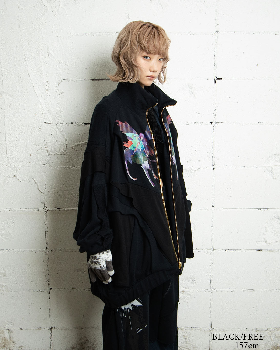 26AWPRE-ORBIT SURYA OVERSIZED ZIP SWEAT JACKET