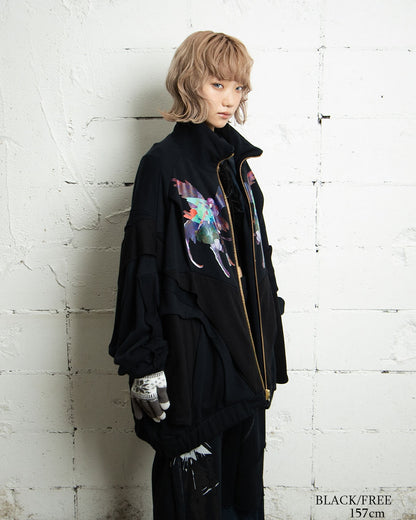 26AWPRE-ORBIT SURYA OVERSIZED ZIP SWEAT JACKET