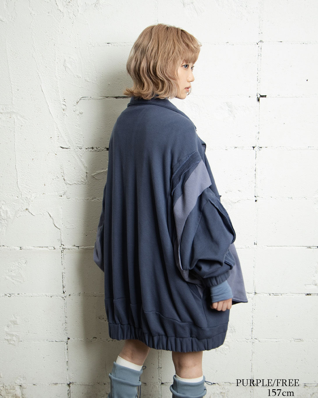 26AWPRE-ORBIT SURYA OVERSIZED ZIP SWEAT JACKET