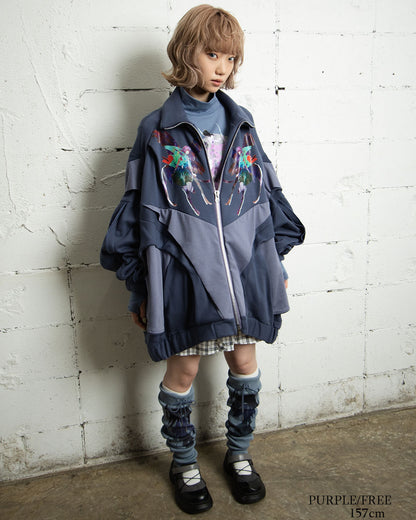 26AWPRE-ORBIT SURYA OVERSIZED ZIP SWEAT JACKET