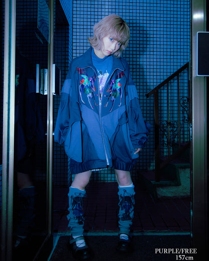 26AWPRE-ORBIT SURYA OVERSIZED ZIP SWEAT JACKET