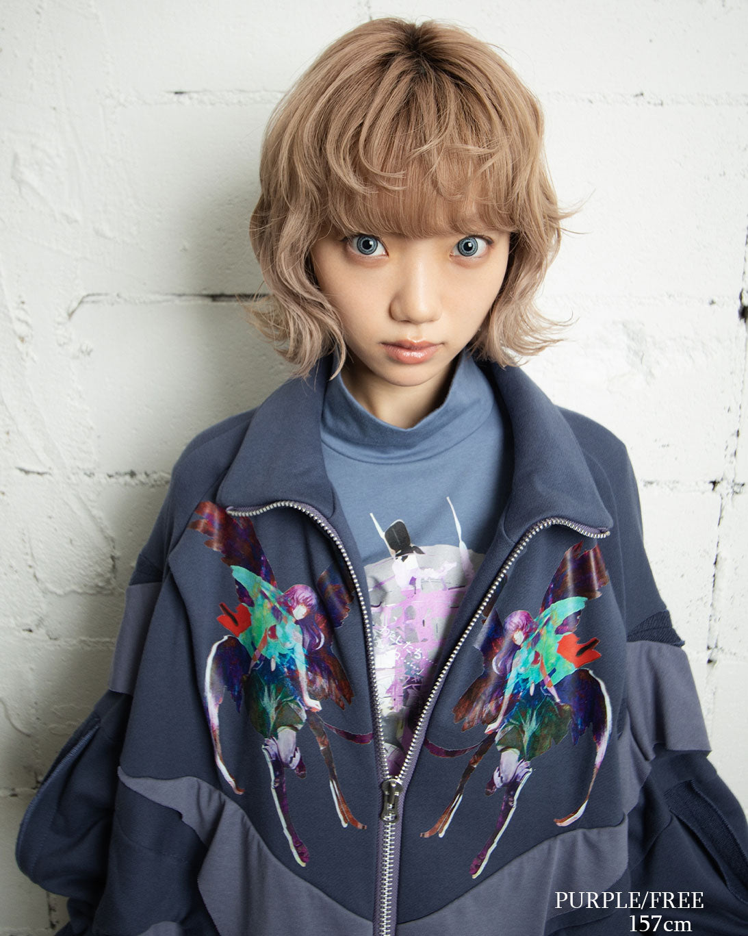26AWPRE-ORBIT SURYA OVERSIZED ZIP SWEAT JACKET