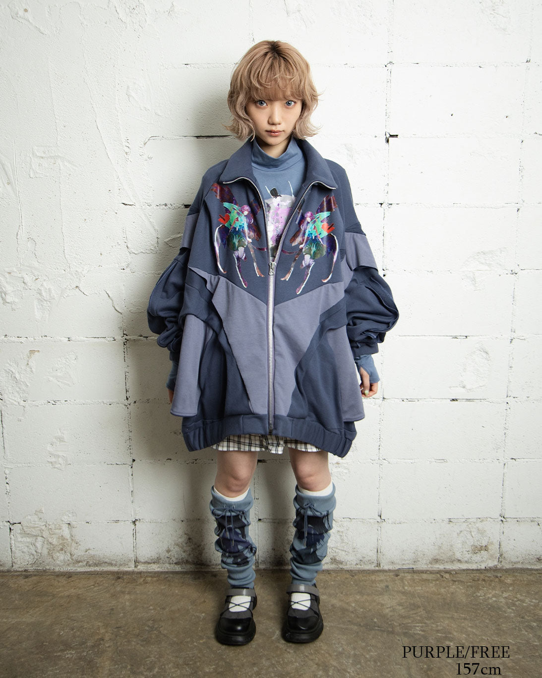 26AWPRE-ORBIT SURYA OVERSIZED ZIP SWEAT JACKET