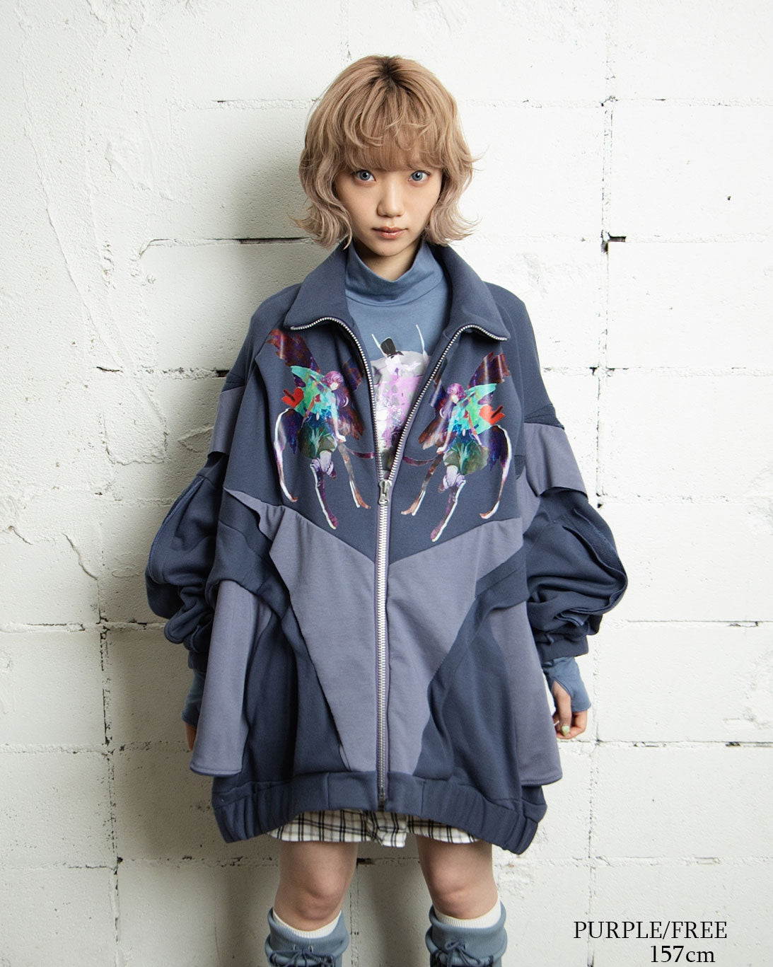 26AWPRE-ORBIT SURYA OVERSIZED ZIP SWEAT JACKET