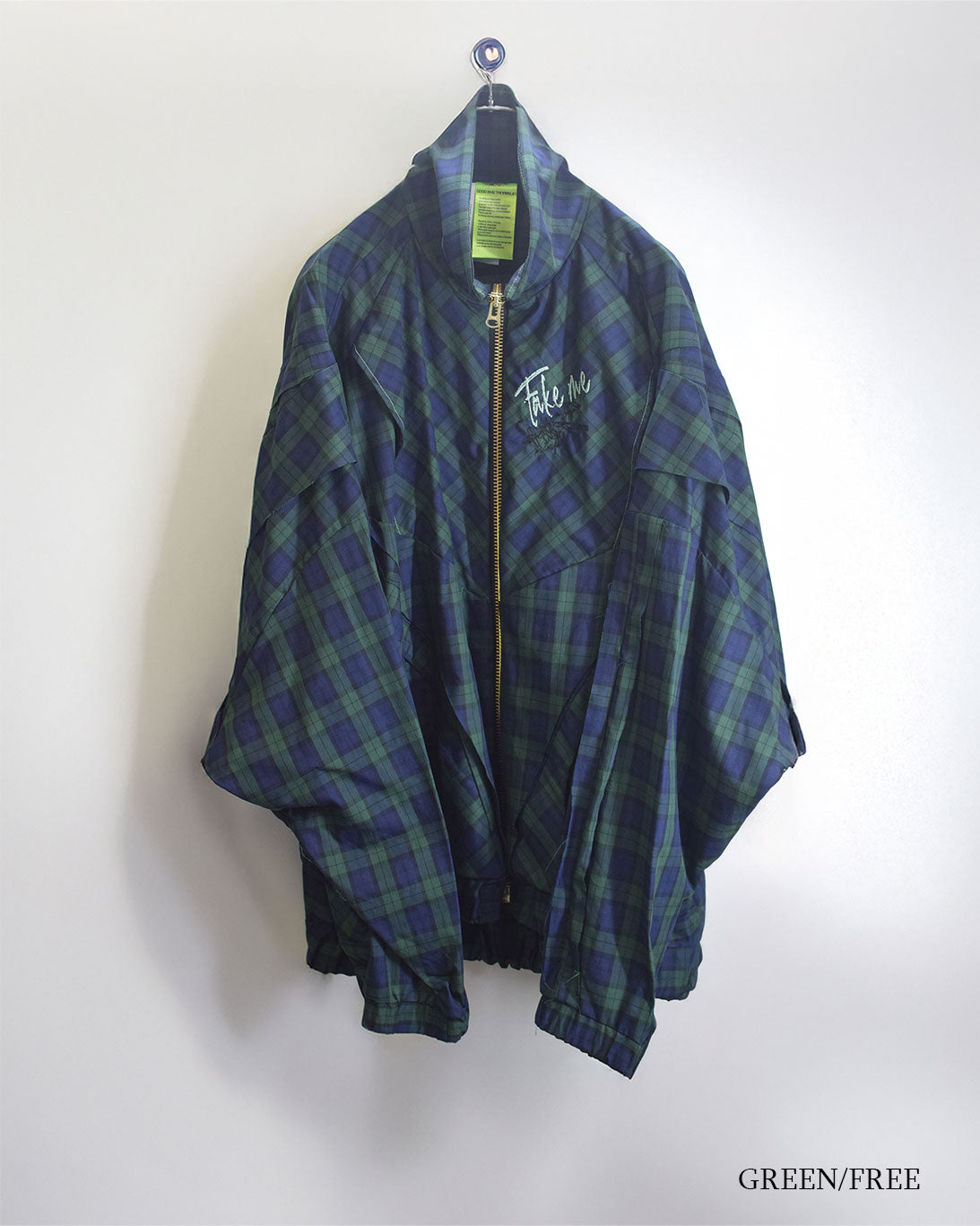 【前金30%】26AWPRE-ORBIT SURYA OVERSIZED ZIP CHECK JACKET