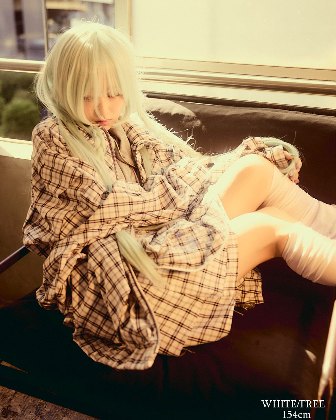 【前金30%】26AWPRE-ORBIT SURYA OVERSIZED ZIP CHECK JACKET