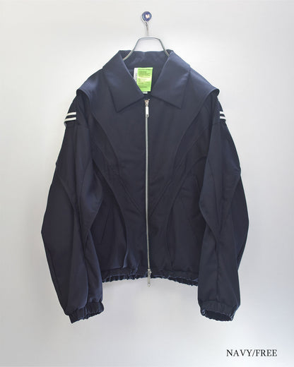 26AWPRE-ORBIT OVERLAY SHIRT COLLAR JACKET