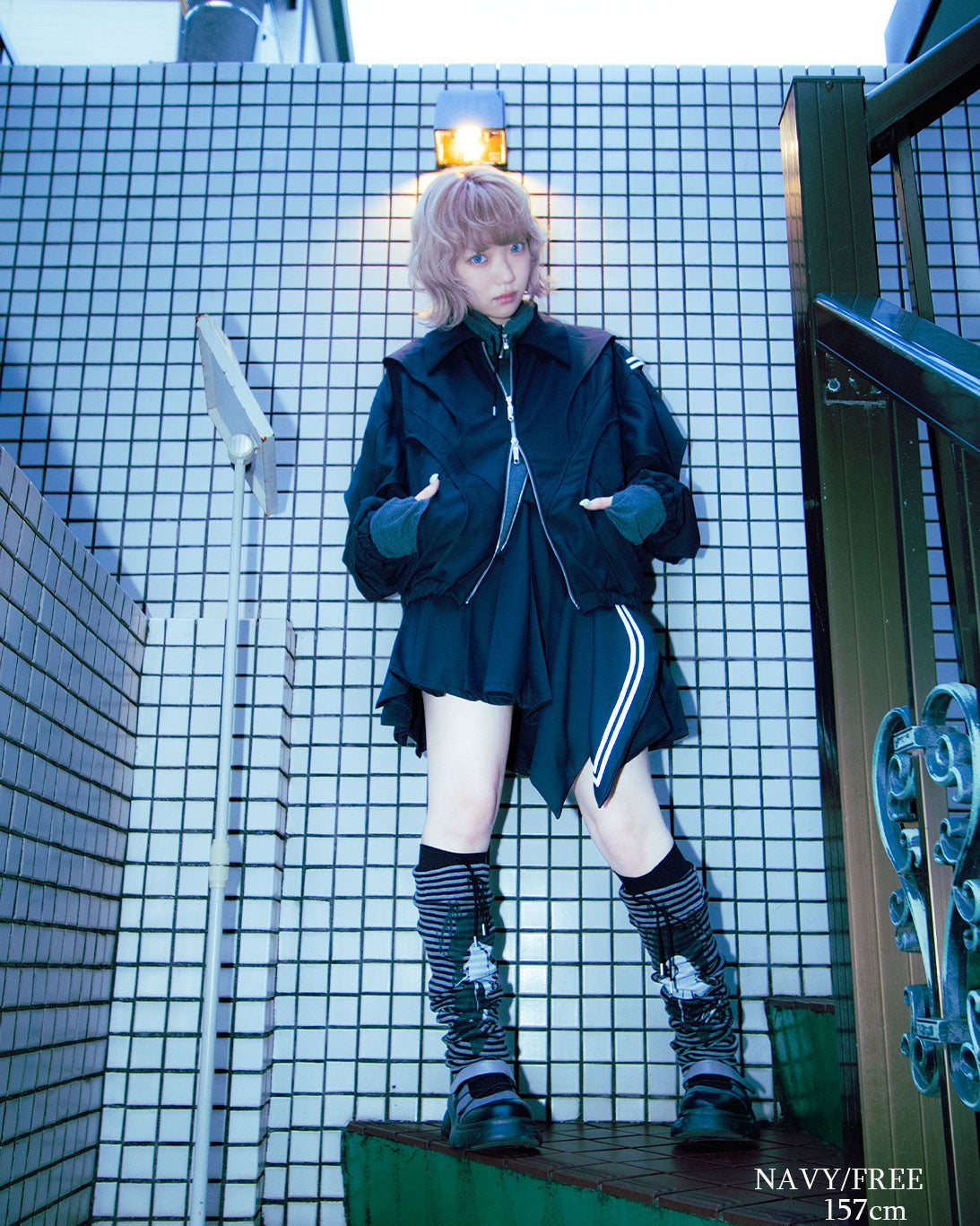 26AWPRE-ORBIT OVERLAY SHIRT COLLAR JACKET