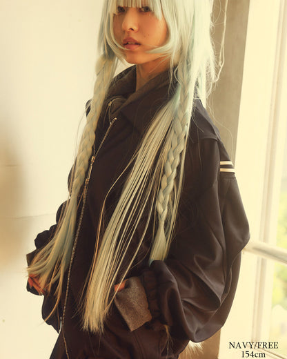 26AWPRE-ORBIT OVERLAY SHIRT COLLAR JACKET