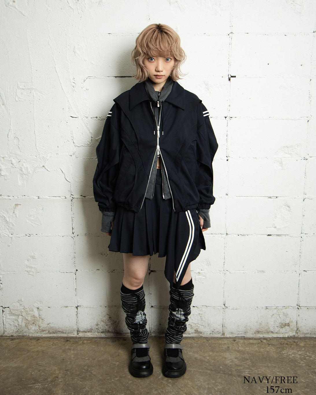 26AWPRE-ORBIT OVERLAY SHIRT COLLAR JACKET