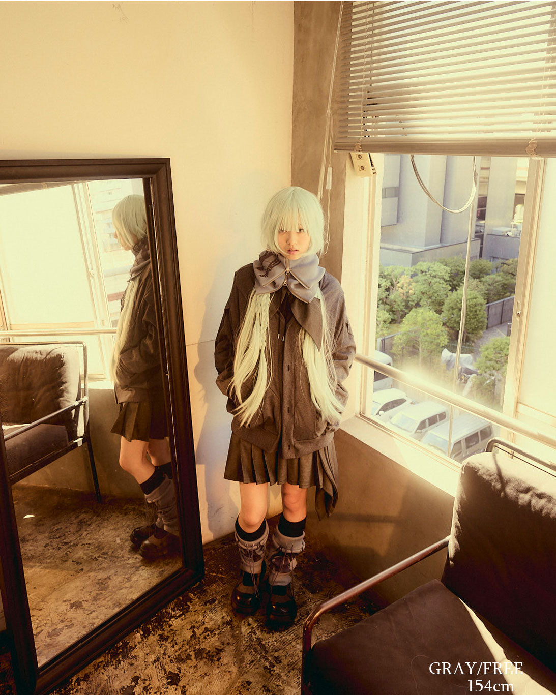 【前金30%】26AWPRE-SAILOR PANEL PLEATED SKIRT