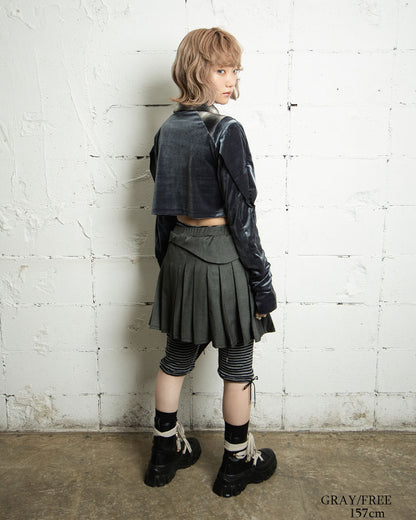 【前金30%】26AWPRE-SAILOR PANEL PLEATED SKIRT