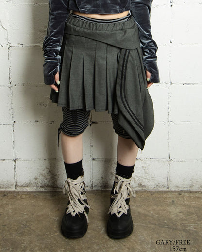 【前金30%】26AWPRE-SAILOR PANEL PLEATED SKIRT