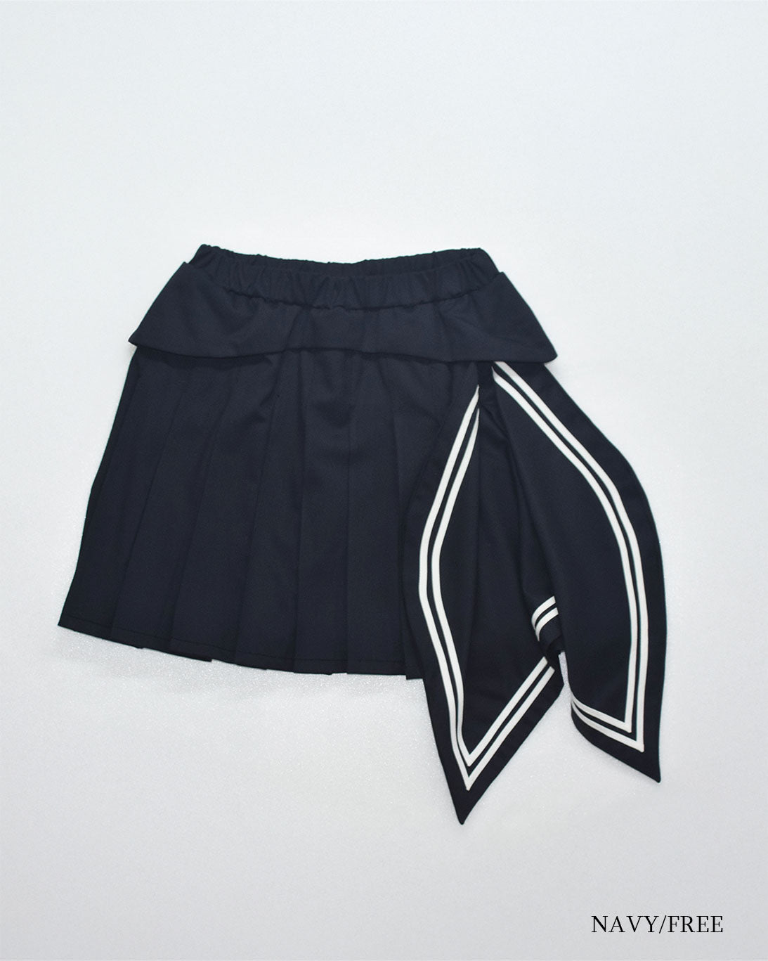 【前金30%】26AWPRE-SAILOR PANEL PLEATED SKIRT
