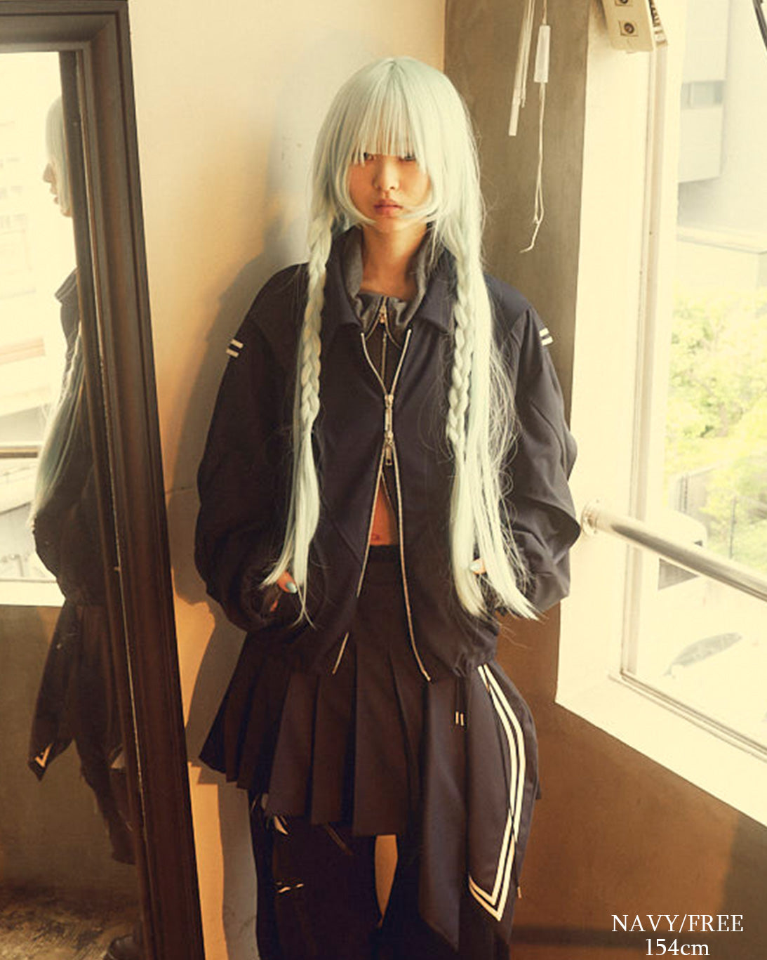 【前金30%】26AWPRE-SAILOR PANEL PLEATED SKIRT