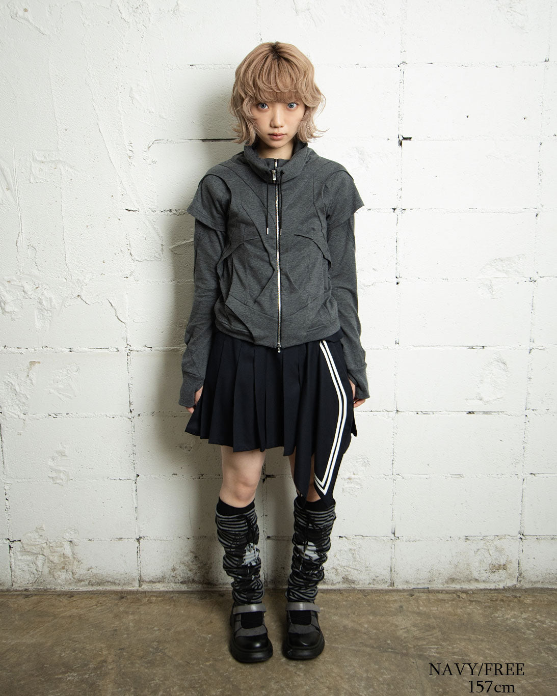【前金30%】26AWPRE-SAILOR PANEL PLEATED SKIRT