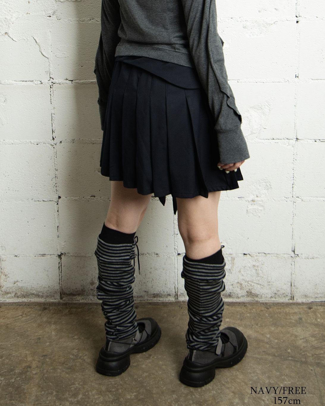 【前金30%】26AWPRE-SAILOR PANEL PLEATED SKIRT