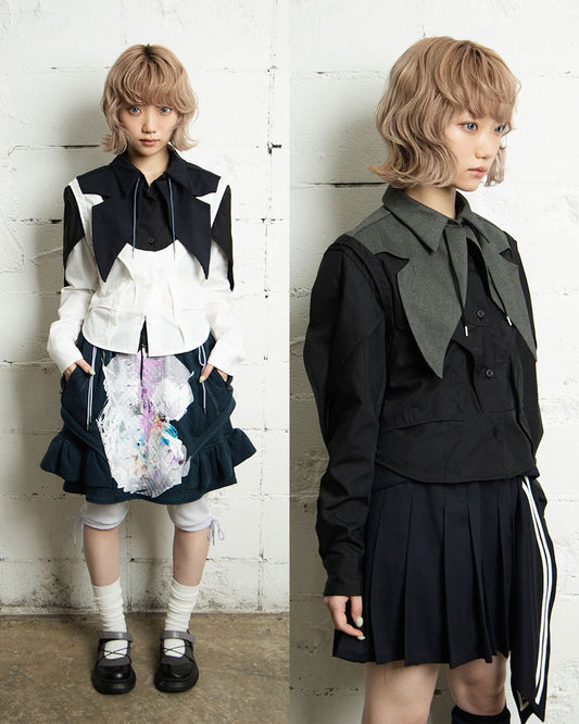 【前金30%】26AWPRE-SYMPHONIC COLLAR BROADCLOTH SHIRT