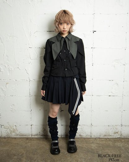 26AWPRE-SYMPHONIC COLLAR BROADCLOTH SHIRT