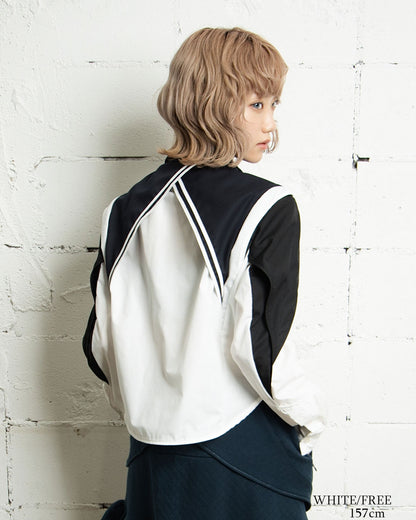 26AWPRE-SYMPHONIC COLLAR BROADCLOTH SHIRT