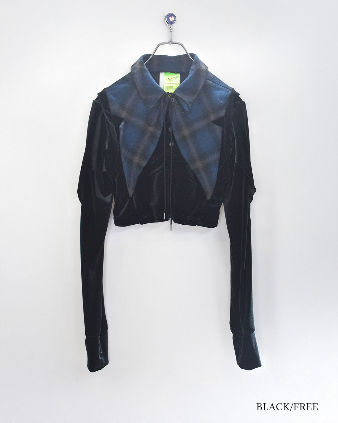 【前金30%】26AWPRE-SYMPHONIC COLLAR VELOUR TOP