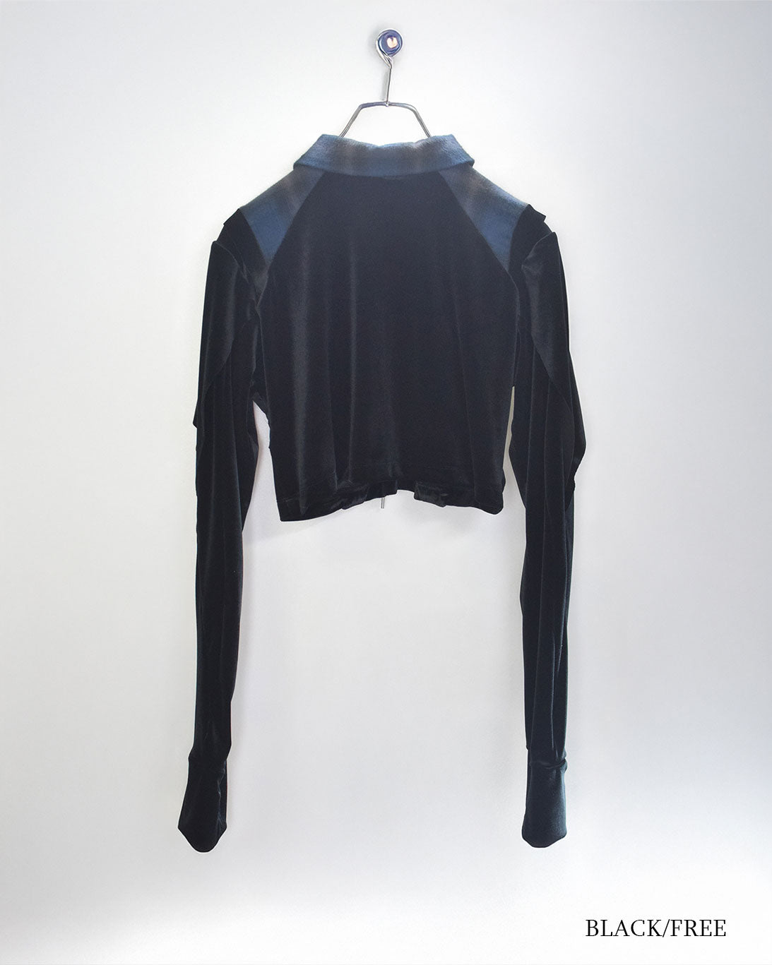 【前金30%】26AWPRE-SYMPHONIC COLLAR VELOUR TOP