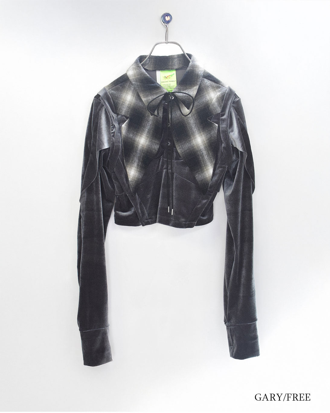 【前金30%】26AWPRE-SYMPHONIC COLLAR VELOUR TOP
