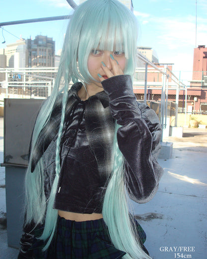 【前金30%】26AWPRE-SYMPHONIC COLLAR VELOUR TOP