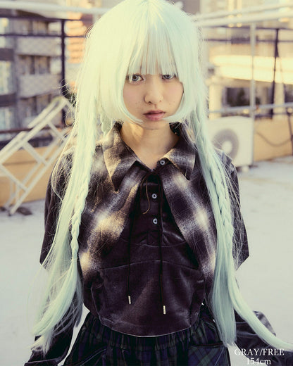 【前金30%】26AWPRE-SYMPHONIC COLLAR VELOUR TOP