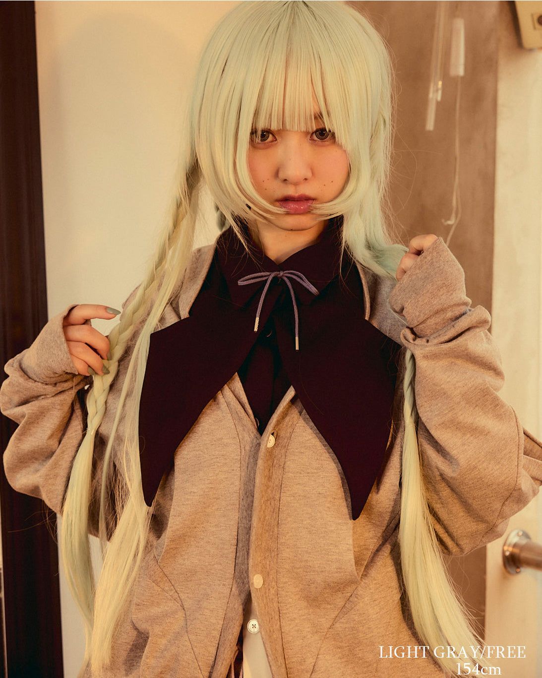 【前金30%】26AWPRE-FRAGMENT OVERLAY CARDIGAN