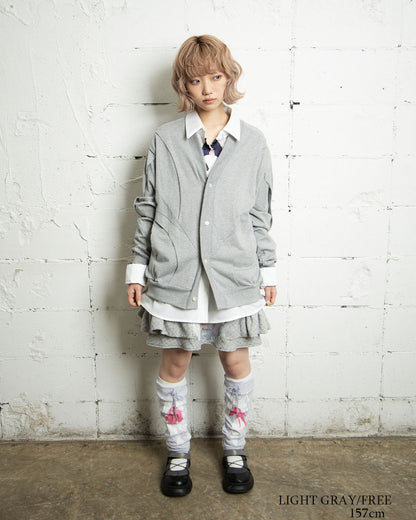 【前金30%】26AWPRE-FRAGMENT OVERLAY CARDIGAN