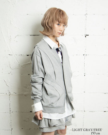 【前金30%】26AWPRE-FRAGMENT OVERLAY CARDIGAN